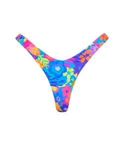 Kulani Kinis Retro Y Thong Bikini Bottom - Rainbow Jungle Bikini Bottoms 17 Kulani Kinis Retro Y Thong Bikini Bottom - Rainbow Jungle Bikini Bottoms
