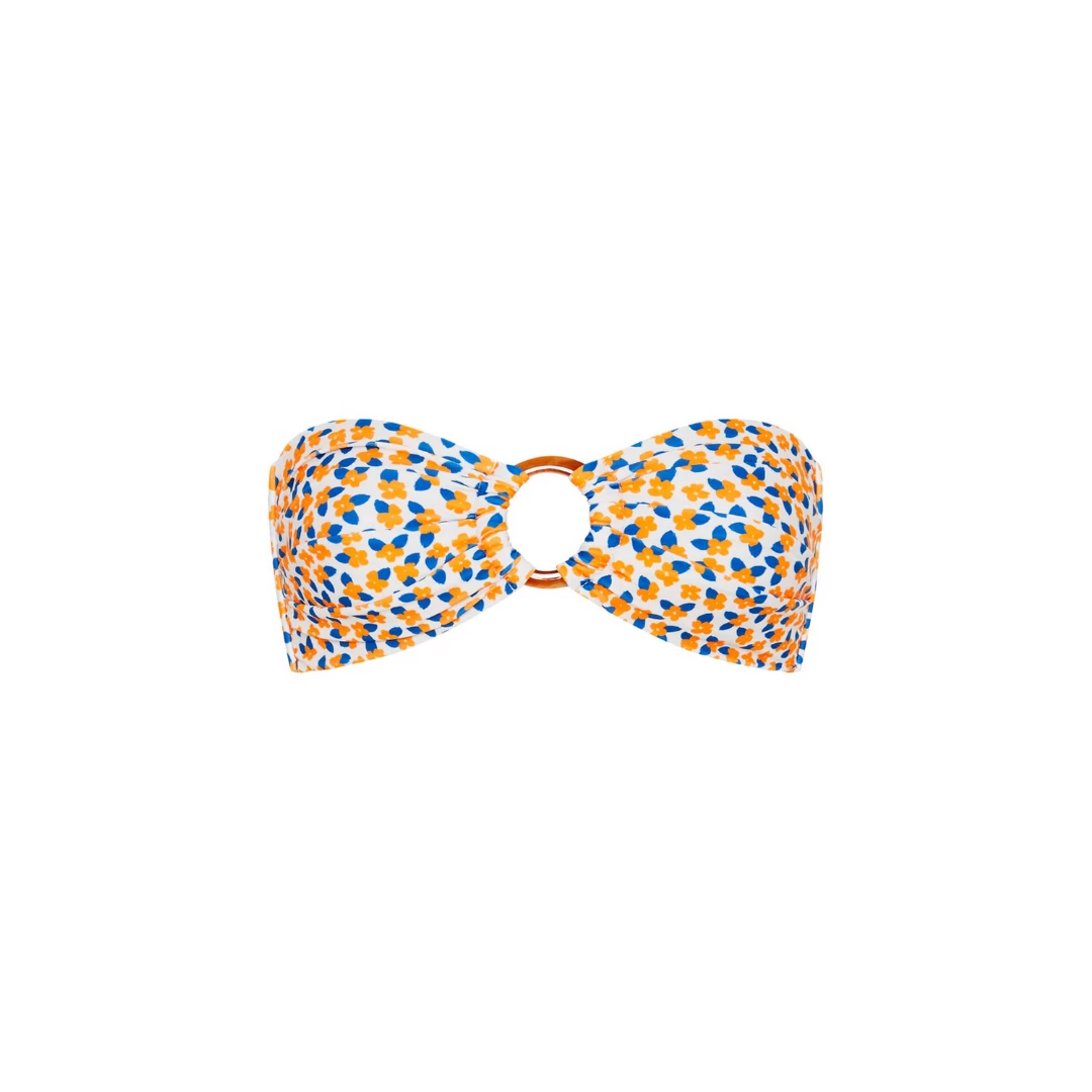 Kulani Kinis Strapless Bandeau Bikini Top - Poppy 10 Kulani Kinis Strapless Bandeau Bikini Top - Poppy