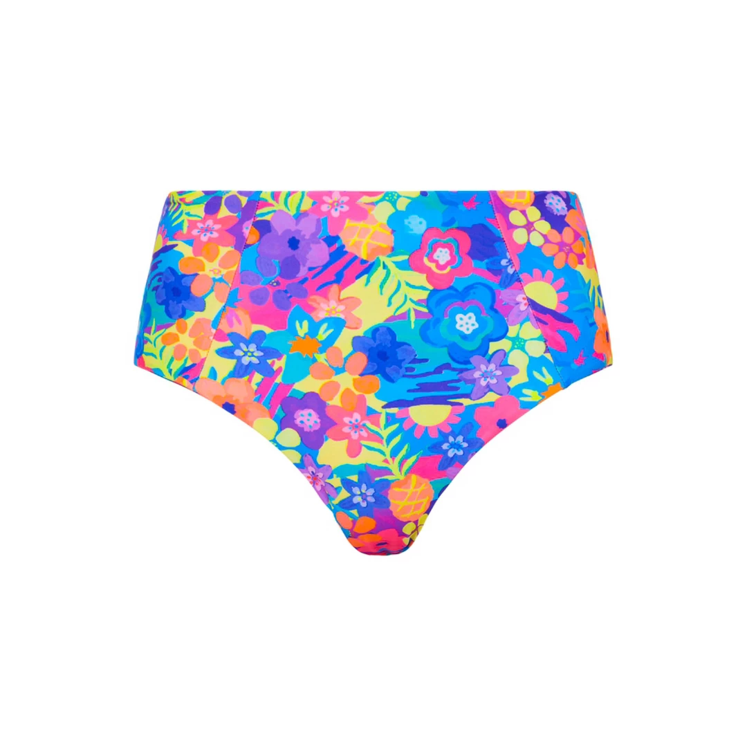 Kulani Kinis High Waist Panel Bikini Bottom - Rainbow Jungle 15 Kulani Kinis High Waist Panel Bikini Bottom - Rainbow Jungle