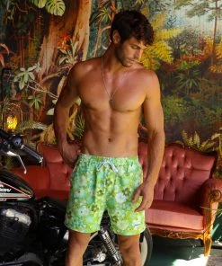 Kulani Kinis Men's Swim Trunks - Appletini