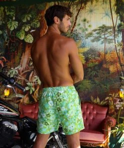 Kulani Kinis Men's Swim Trunks - Appletini