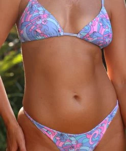 Kulani Kinis New Arrivals Cheeky Braided Bikini Bottom - Razzleberry