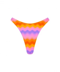 Kulani Kinis High Leg Vintage Bikini Bottom - Lava Lamp New Arrivals