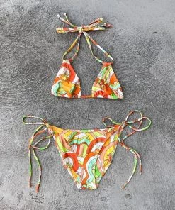 Kulani Kinis Strapless Bandeau Bikini Top - Banana Cabana