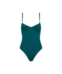 Kulani Kinis Underwire Cheeky One Piece Swimwear - Cactus Ribbed 17 Kulani Kinis Underwire Cheeky One Piece Swimwear - Cactus Ribbed