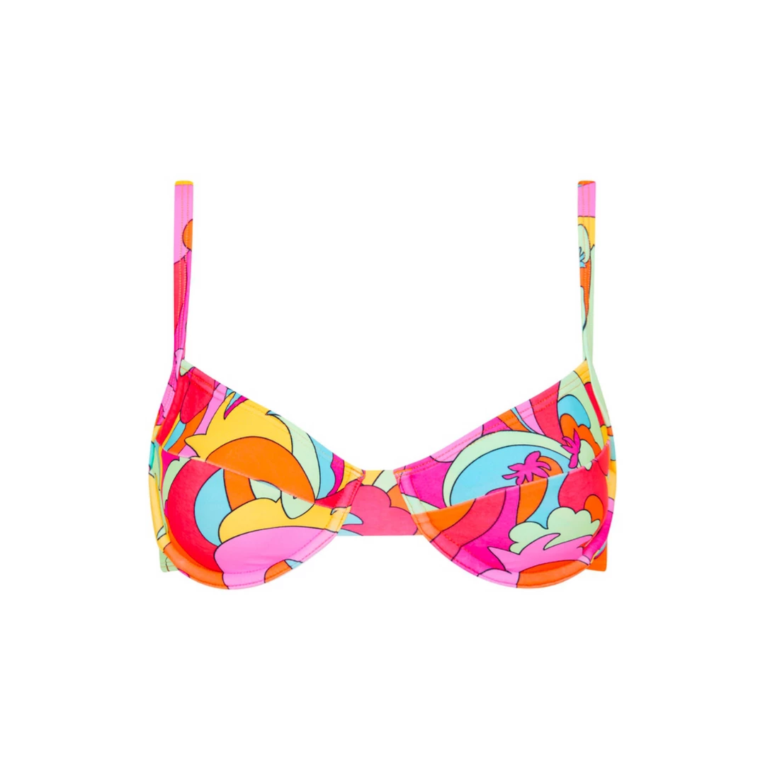 Kulani Kinis New Arrivals Ditzy Underwire Bra Bikini Top - Juicy Fruit 8 Kulani Kinis New Arrivals Ditzy Underwire Bra Bikini Top - Juicy Fruit