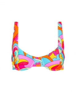 Kulani Kinis Underwire Bralette Bikini Top - Juicy Fruit