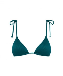 Kulani Kinis Padded Bralette Bikini Top - Cactus Ribbed