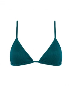 Kulani Kinis Shop Daisies & Daggers Bralette Bikini Top - Cactus Ribbed