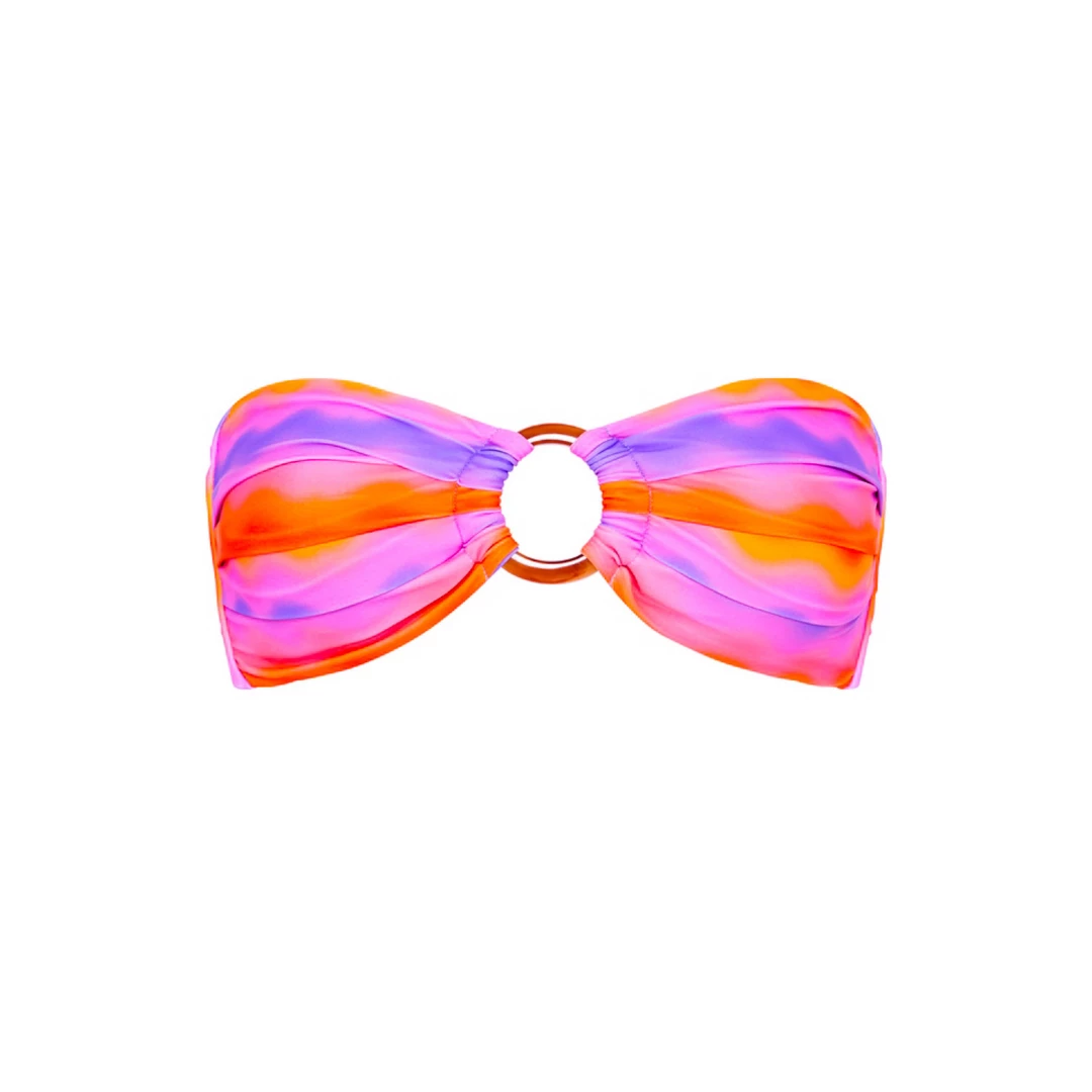 Kulani Kinis Strapless Bandeau Bikini Top - Lava Lamp New Arrivals 12 Kulani Kinis Strapless Bandeau Bikini Top - Lava Lamp New Arrivals