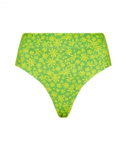 Kulani Kinis High Hip Cheeky Bikini Bottom - Banana Cabana