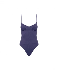 Kulani Kinis New Arrivals Underwire Cheeky One Piece Swimwear - Yasmin Ribbed