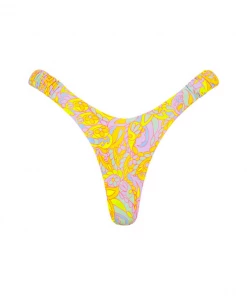 Kulani Kinis New Arrivals Retro Y Thong Bikini Bottom - Whipped Wonder