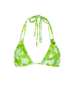 Kulani Kinis New Arrivals Halter Bralette Bikini Top - Appletini