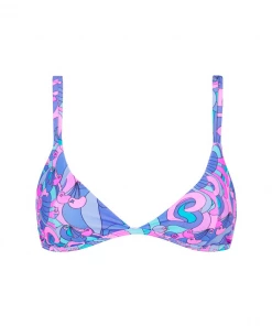 Kulani Kinis New Arrivals Scoop Triangle Bikini Top - Razzleberry