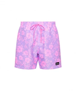 Kulani Kinis New Arrivals Men's Swim Trunks - Hibiscus Haze
