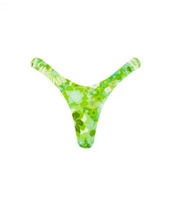 Kulani Kinis Retro Y Thong Bikini Bottom - Appletini