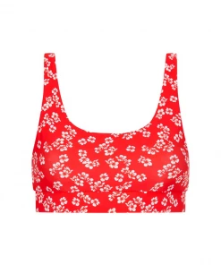 Kulani Kinis Long Crop Bikini Top - Aloha Punch 15 Kulani Kinis Long Crop Bikini Top - Aloha Punch