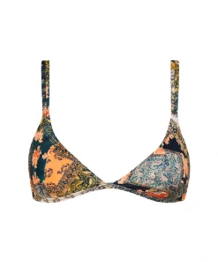 Kulani Kinis New Arrivals Scoop Triangle Bikini Top - Burnt Sage