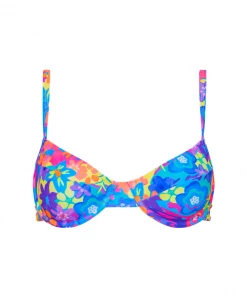 Kulani Kinis Ditzy Underwire Bra Bikini Top - Rainbow Jungle 23 Kulani Kinis Ditzy Underwire Bra Bikini Top - Rainbow Jungle
