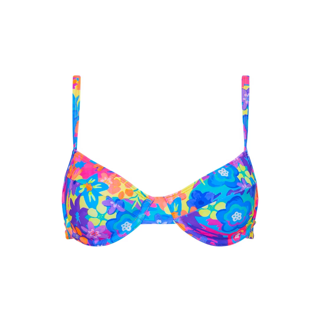 Kulani Kinis Ditzy Underwire Bra Bikini Top - Rainbow Jungle 13 Kulani Kinis Ditzy Underwire Bra Bikini Top - Rainbow Jungle