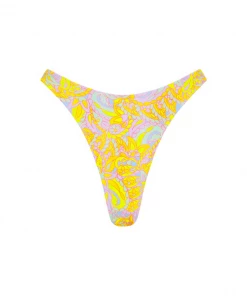 Kulani Kinis High Leg Vintage Bikini Bottom - Whipped Wonder New Arrivals