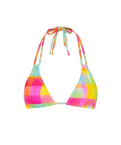 Kulani Kinis Halter Bralette Bikini Top - Candy Cove