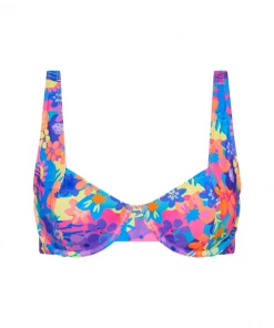 Kulani Kinis Bikini Tops Underwire Bralette Bikini Top - Rainbow Jungle 15 Kulani Kinis Bikini Tops Underwire Bralette Bikini Top - Rainbow Jungle