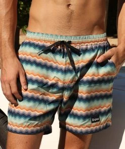 Kulani Kinis Men's Swim Trunks - Blue Crush