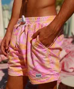 Kulani Kinis Men's Swim Trunks - Sorbet Sunrise