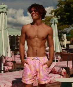 Kulani Kinis Men's Swim Trunks - Sorbet Sunrise