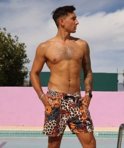 Kulani Kinis Men's Swim Trunks - Salty Safari