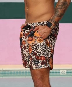Kulani Kinis Men's Swim Trunks - Salty Safari