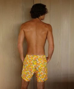 Kulani Kinis New Arrivals Men's Swim Trunks - Limoncello