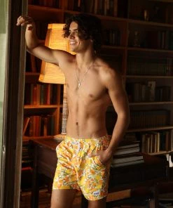 Kulani Kinis New Arrivals Men's Swim Trunks - Limoncello