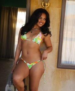 Kulani Kinis Halter Bralette Bikini Top - Saloon Sister