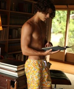 Kulani Kinis New Arrivals Men's Swim Trunks - Limoncello