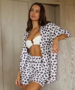 Kulani Kinis New Arrivals Relaxed Linen Shorts - Mocha Muse 14 Kulani Kinis New Arrivals Relaxed Linen Shorts - Mocha Muse