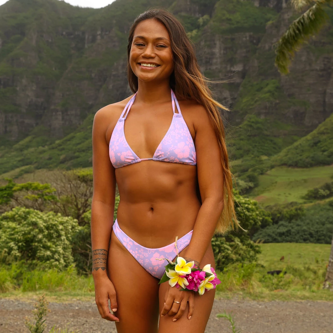 Kulani Kinis Minimal Full Coverage Bikini Bottom - Hibiscus Haze 6 Kulani Kinis Minimal Full Coverage Bikini Bottom - Hibiscus Haze