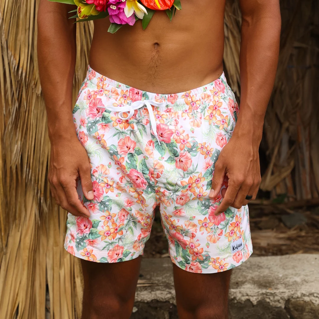 Kulani Kinis New Arrivals Men's Swim Trunks - Tropicana 5 Kulani Kinis New Arrivals Men's Swim Trunks - Tropicana