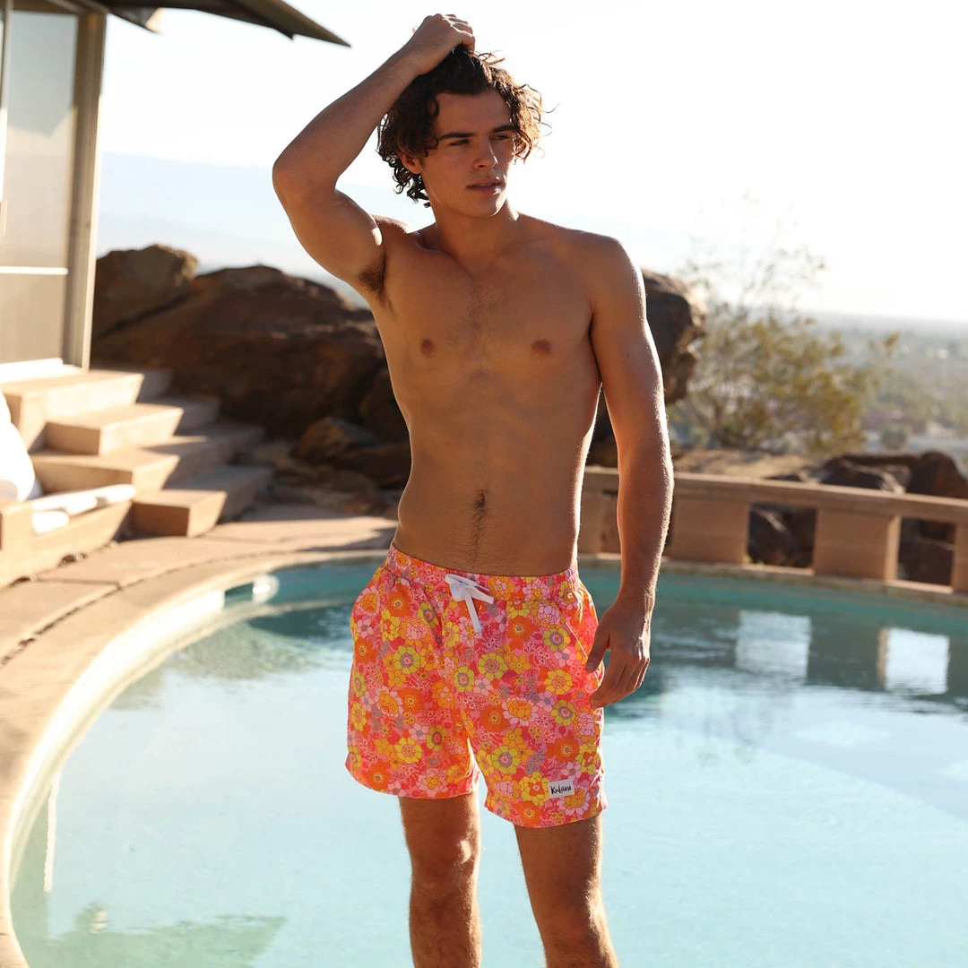 Kulani Kinis Men's Swim Trunks - Sunny Sangria New Arrivals 8 Kulani Kinis Men's Swim Trunks - Sunny Sangria New Arrivals