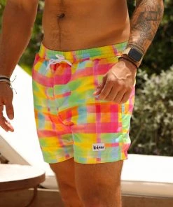 Kulani Kinis Men's Swim Trunks - Candy Cove