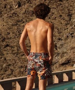 Kulani Kinis Men's Swim Trunks - Salty Safari