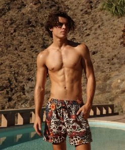 Kulani Kinis Men's Swim Trunks - Salty Safari