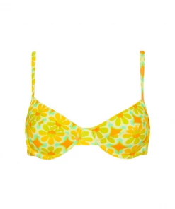 Kulani Kinis Ditzy Underwire Bra Bikini Top - Agave Glow New Arrivals