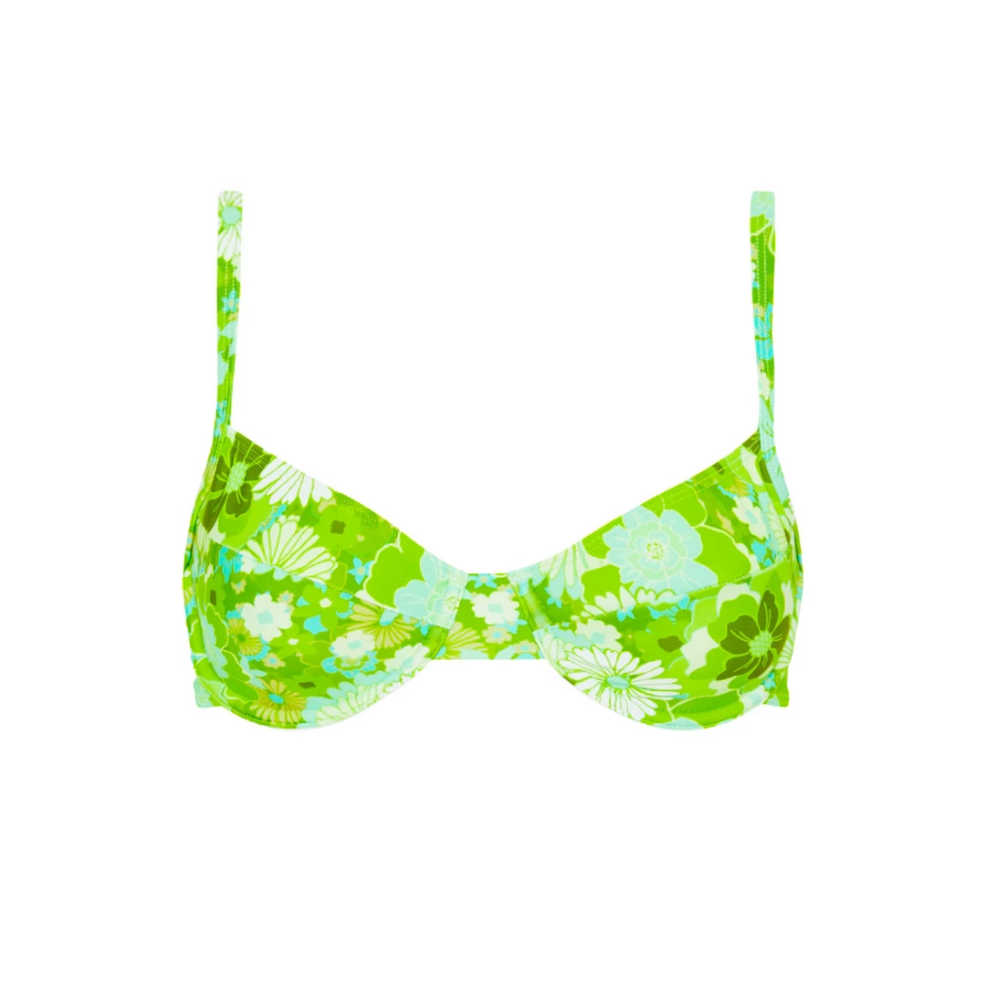 Kulani Kinis Ditzy Underwire Bra Bikini Top - Appletini 9 Kulani Kinis Ditzy Underwire Bra Bikini Top - Appletini