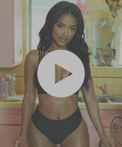 Kulani Kinis Triangle Cross Back Bikini Top - Pitch Black 9 Kulani Kinis Triangle Cross Back Bikini Top - Pitch Black