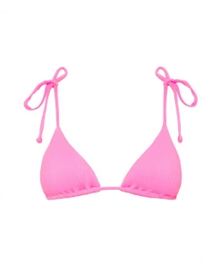 Kulani Kinis Padded Bralette Bikini Top - Barbie Pink Ribbed Bikini Tops 13 Kulani Kinis Padded Bralette Bikini Top - Barbie Pink Ribbed Bikini Tops