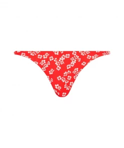 Kulani Kinis Cheeky Braided Bikini Bottom - Aloha Punch Bikini Bottoms