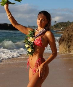 Kulani Kinis Bralette Bikini Top - Aloha Punch